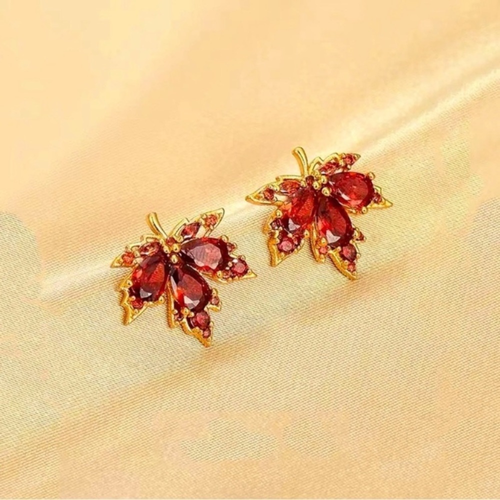 5 for $30 Elegant Ruby Earrings - Picture 2 of 6